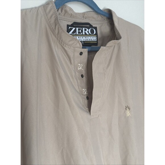 Zero Restriction Golf outerwear XL Pullover Vest In Tan With Pockets - Picture 2 of 6